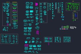 cad家具大全图块