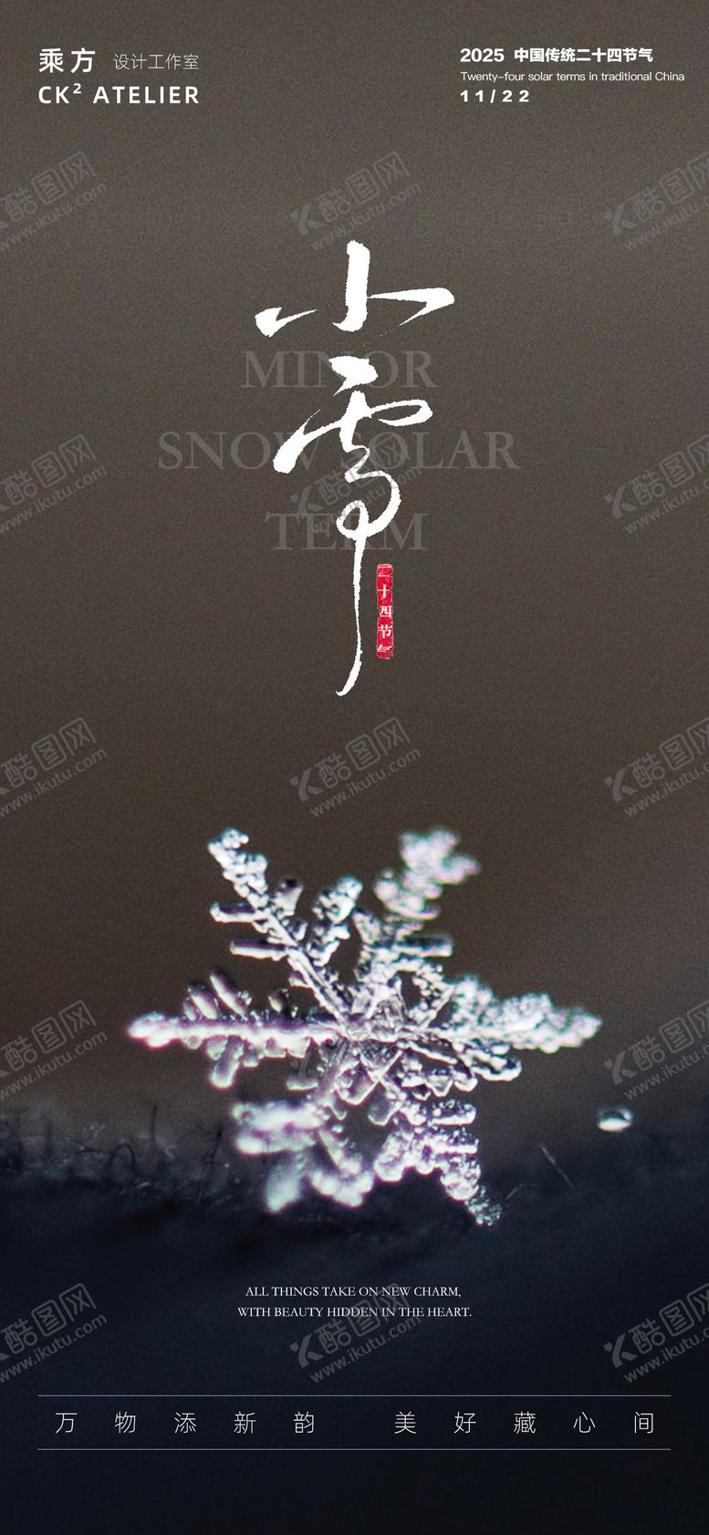 编号：21705011191225079603【酷图网】源文件下载-小雪节气主题海报