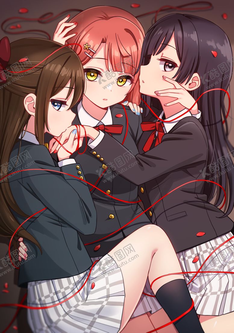 编号：64733510110229328220【酷图网】源文件下载-彩色插画人物动漫背景