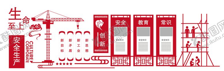 编号：96541009271755271306【酷图网】源文件下载-安全生产文化墙