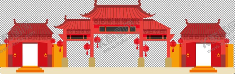编号：74394704272103539830【酷图网】源文件下载-免扣中式门头