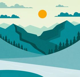 风景插画