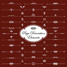 中式红色剪纸装饰图案集