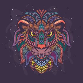 矢量动物头像