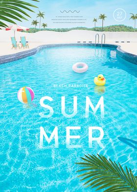 夏季海报图片
