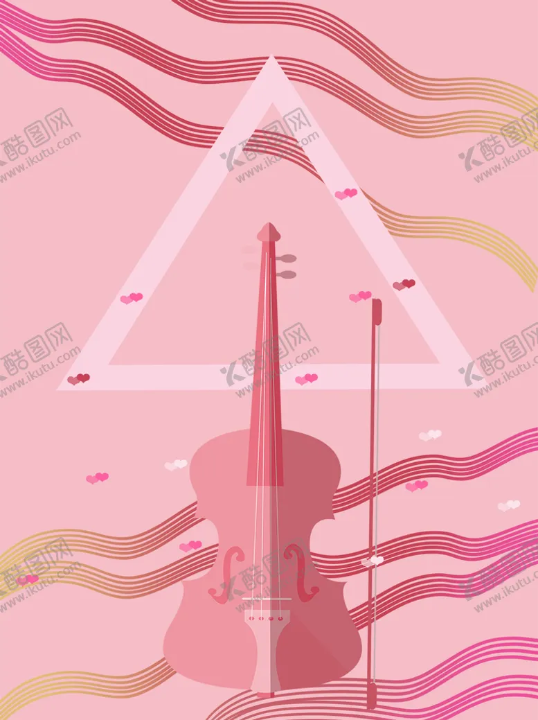 编号：65791309291244059247【酷图网】源文件下载- 粉色音乐背景