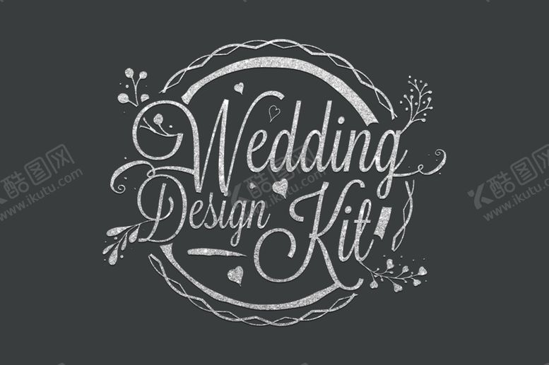 编号：31686810281652078115【酷图网】源文件下载-婚礼logo字母英文植物