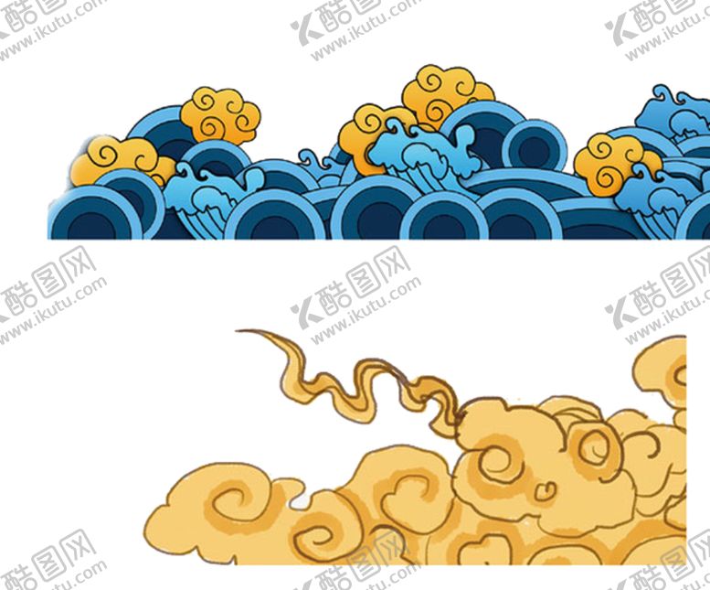 编号：11516809211403156747【酷图网】源文件下载-国潮祥云图案