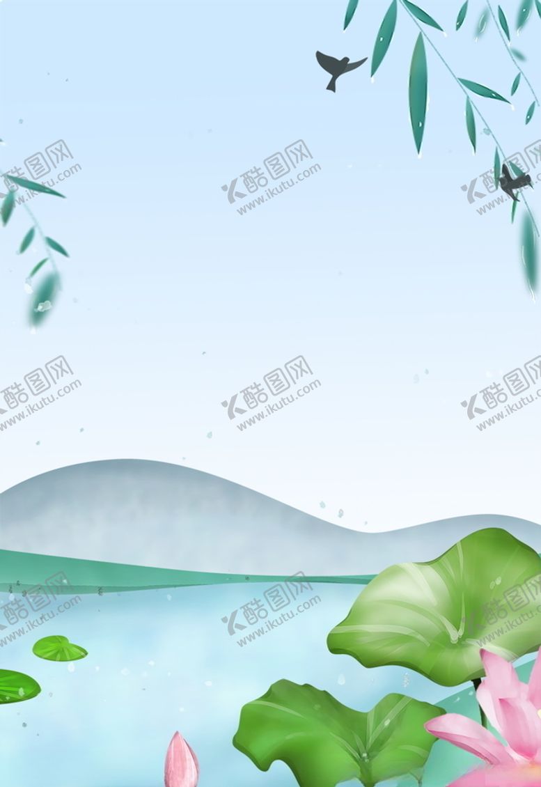 编号：47312405090634309408【酷图网】源文件下载-荷花背景
