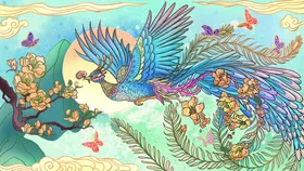 中国风海报潮装饰画背景潮宣传