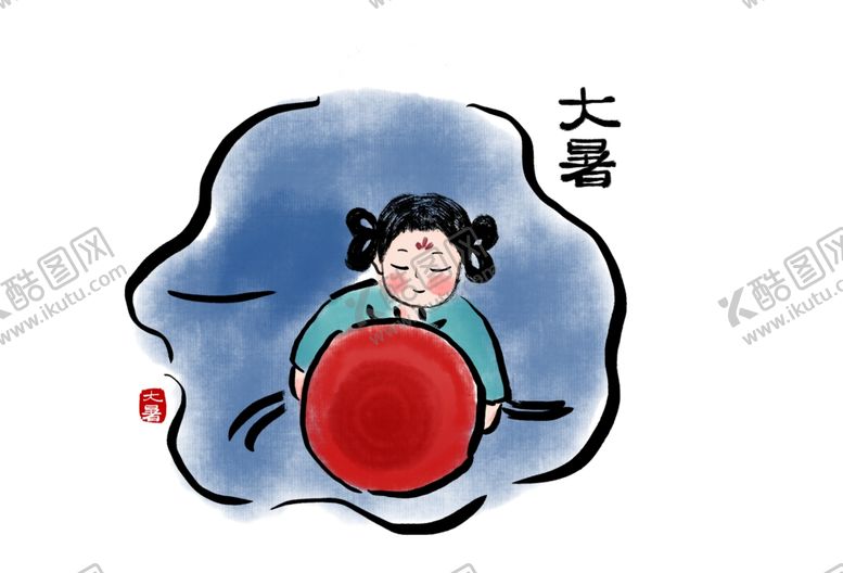 编号：53454005112239353023【酷图网】源文件下载-二十四节气汉服少女节气