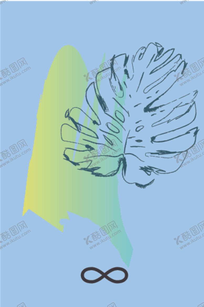 编号：57811510020830091897【酷图网】源文件下载-植物抽象装饰画图案