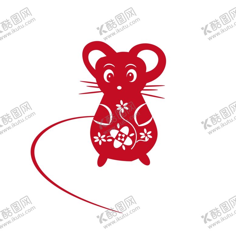编号：62104307041642122638【酷图网】源文件下载-鼠年剪纸风格
