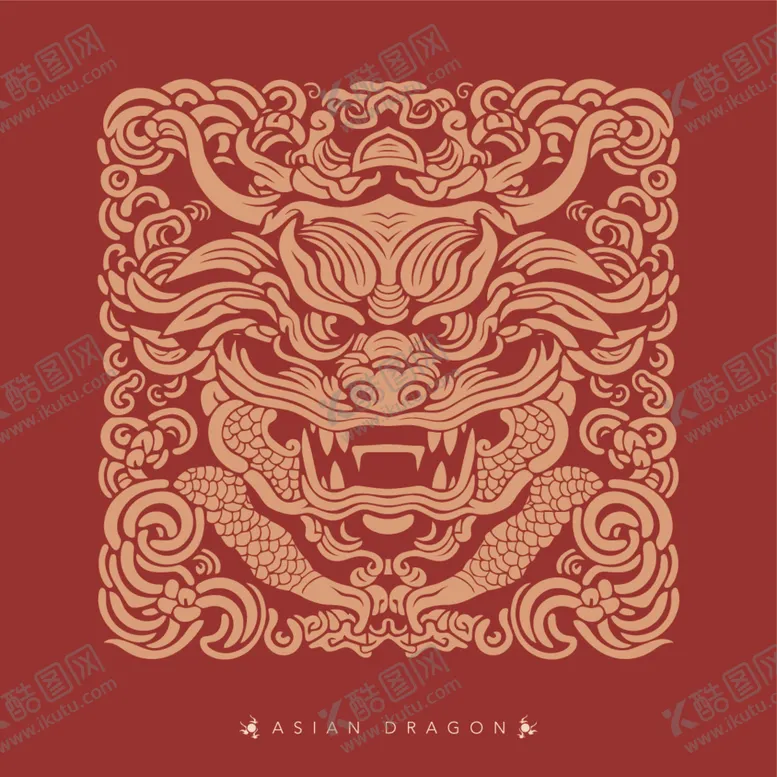编号：51839712090739227732【酷图网】源文件下载-龙年春节年画贴纸设计素材
