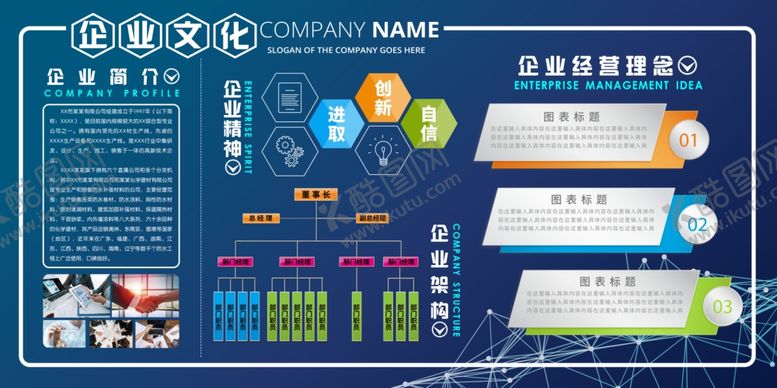 编号：94980109222342103015【酷图网】源文件下载-企业展板