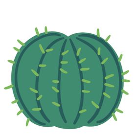 小清新仙人掌绘画图案