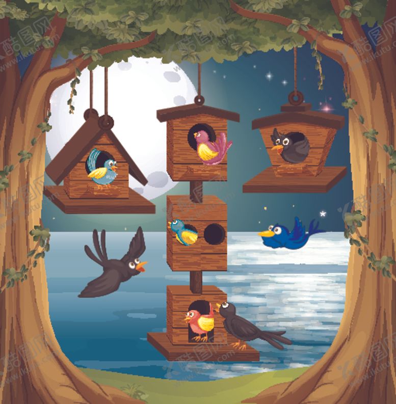 编号：15675910290651506081【酷图网】源文件下载-卡通鸟