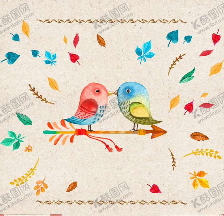 编号：43910409231353446216【酷图网】源文件下载-矢量动物矢量植物插画手绘