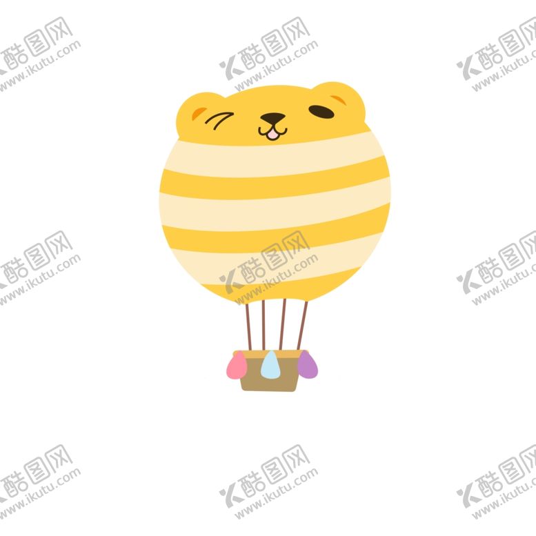 编号：42075205030538173930【酷图网】源文件下载-卡通热气球