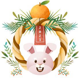 兔年2023海报2023贺卡