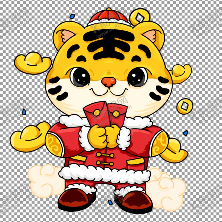 编号：81324010081414107923【酷图网】源文件下载-虎年红包         