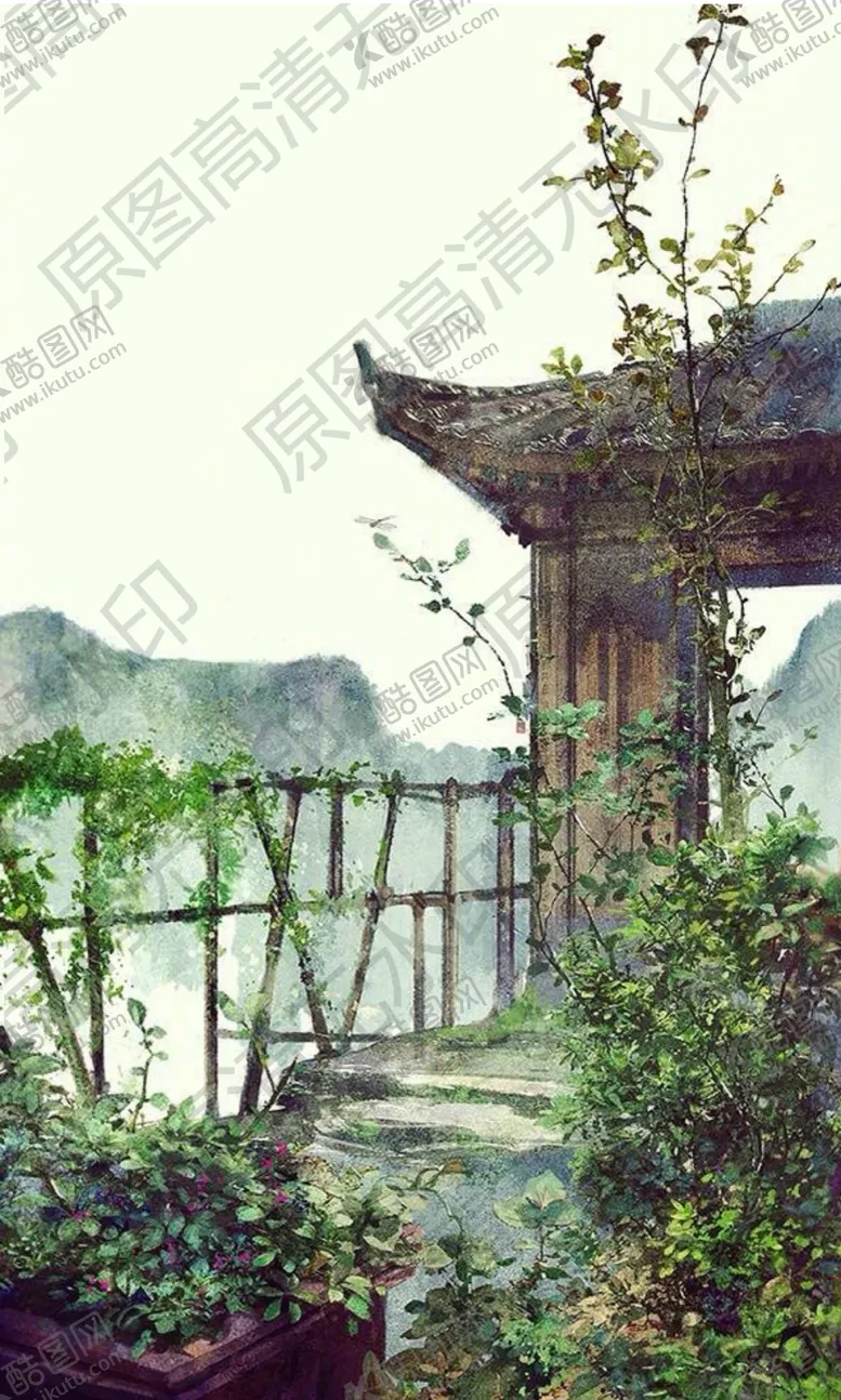 编号：21688606251424056008【酷图网】源文件下载-古风隐居小院
