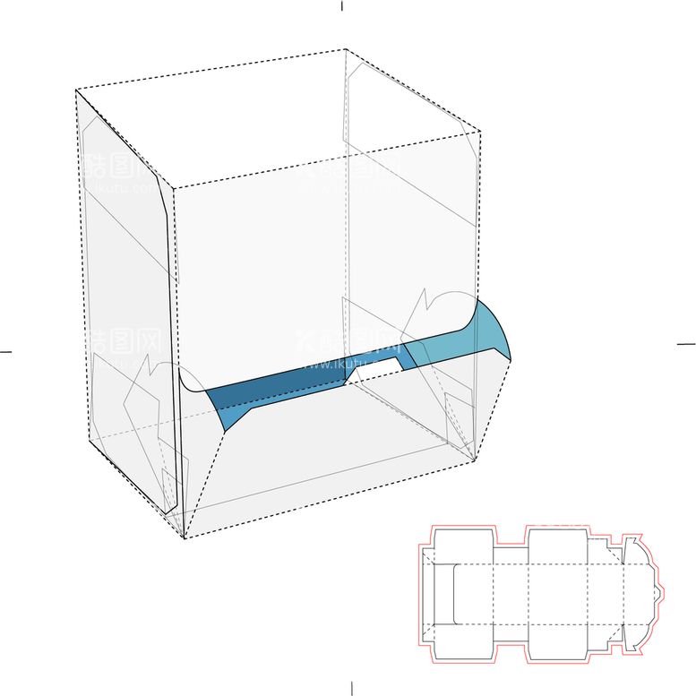 编号：95072809240113279578【酷图网】源文件下载-包装盒刀版图 