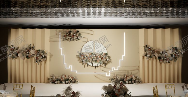 编号：26636710072103542528【酷图网】源文件下载-香槟色婚礼