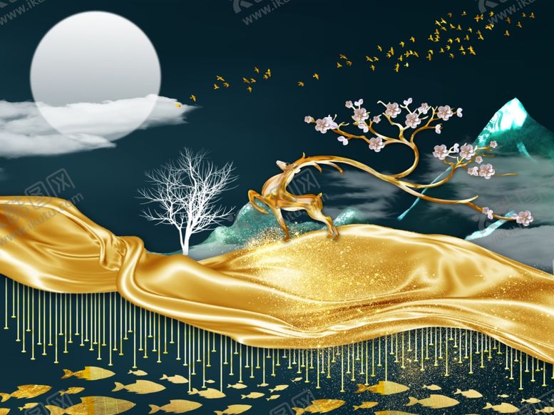 编号：32567303140950476246【酷图网】源文件下载-电表箱装饰画