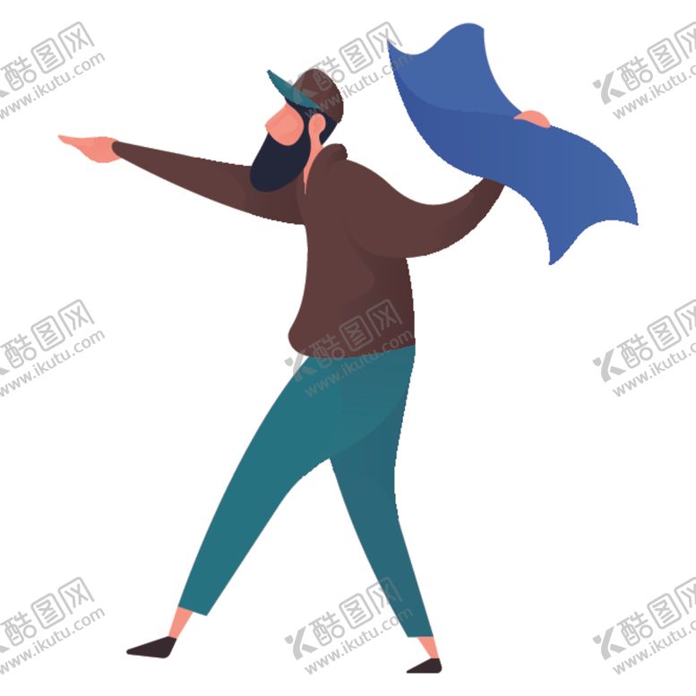 编号：65543507060453303185【酷图网】源文件下载-人物形象矢量插画