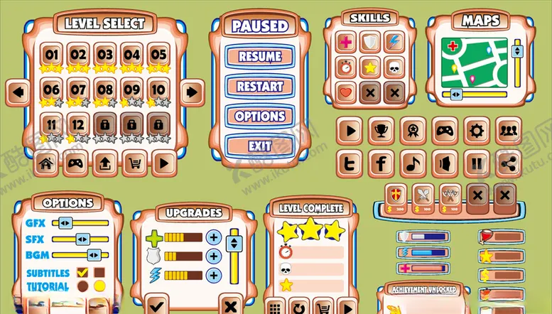 编号：22630609281833347547【酷图网】源文件下载-游戏界面