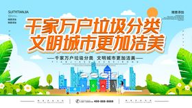 垃圾分类回收海报创建卫生城市