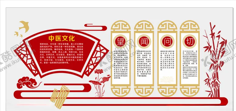 编号：41720304071512599602【酷图网】源文件下载-中医文化墙
