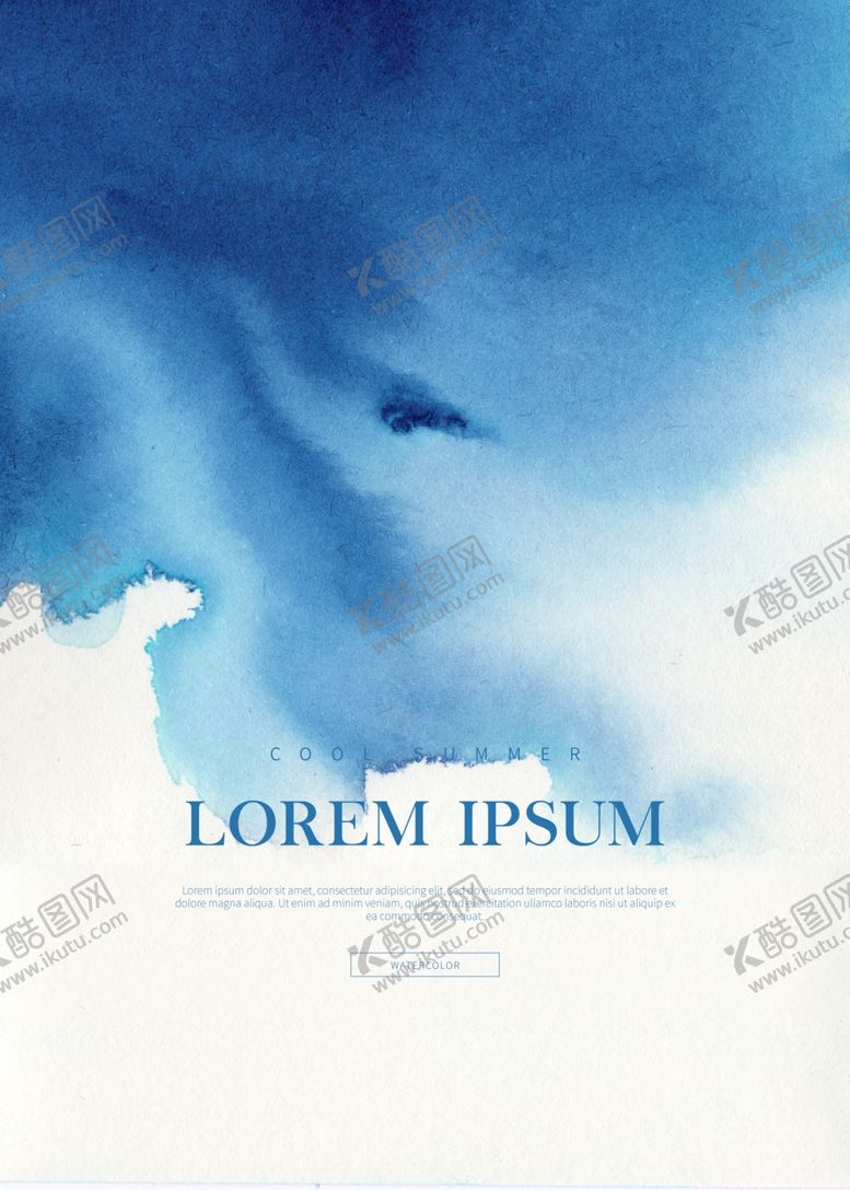 编号：29315109090355557876【酷图网】源文件下载-中式水彩晕染背景