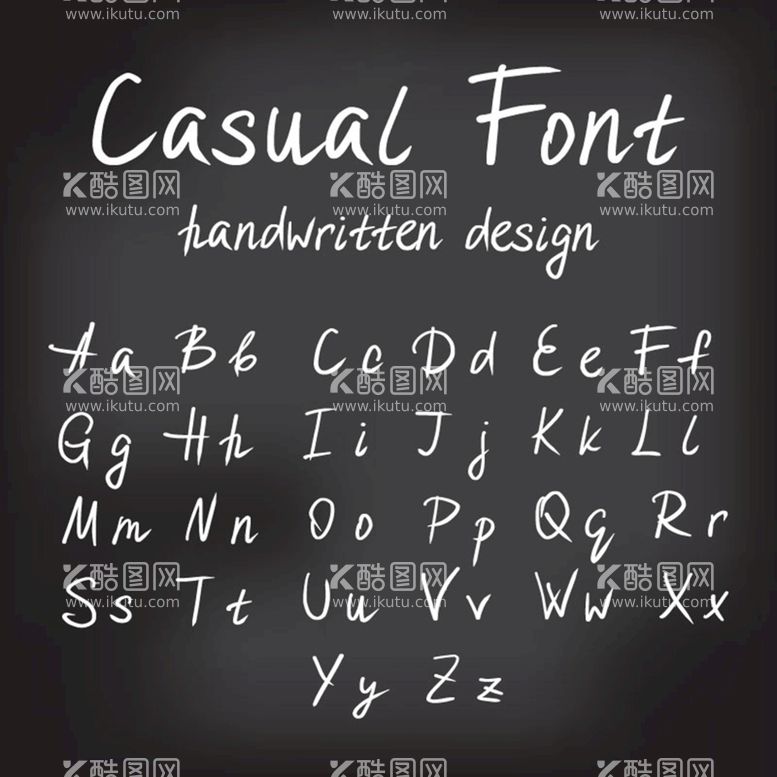 编号：76043211120535287062【酷图网】源文件下载-手写大小写字母