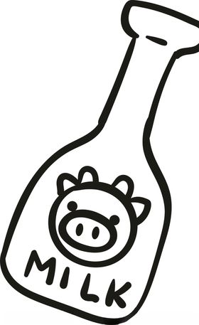 卡通瓶子