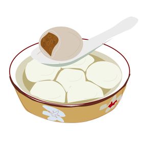 元宵节中国广告背景花灯