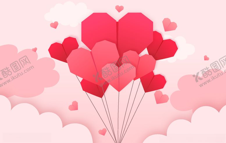 编号：93673510301948504432【酷图网】源文件下载-爱心背景