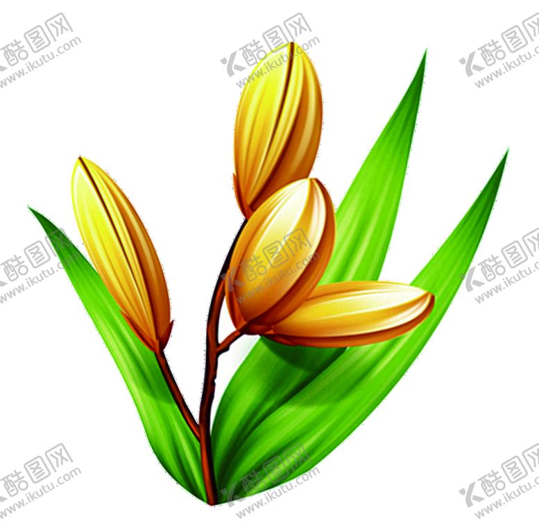 编号：20194609272043484568【酷图网】源文件下载-稻穗卡通插画
