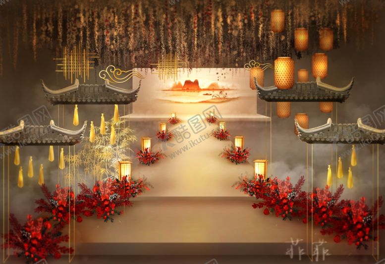 编号：26547509240723112439【酷图网】源文件下载-中式婚礼