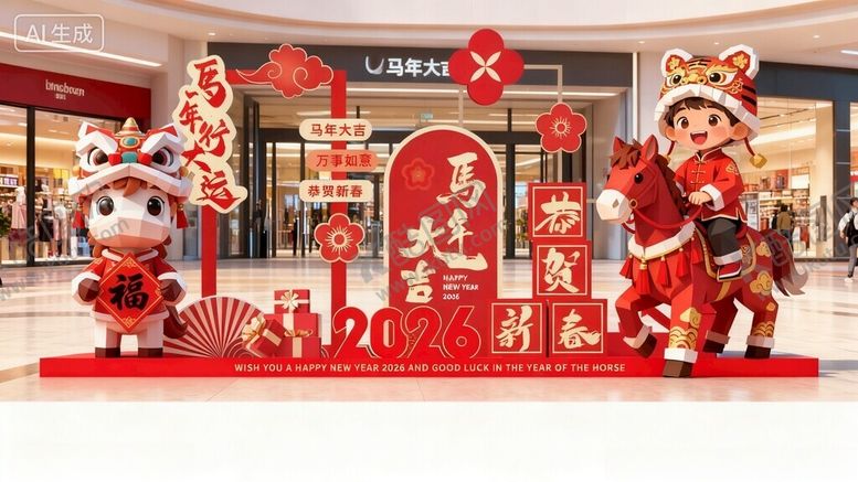 编号：29751704241957169185【酷图网】源文件下载-马年美陈