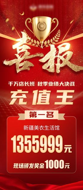 营销喜报战报海报