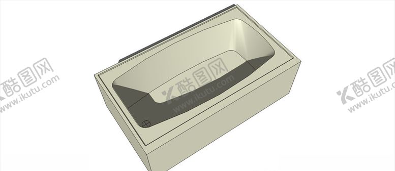 编号：55439307131244012328【酷图网】源文件下载-浴缸模型