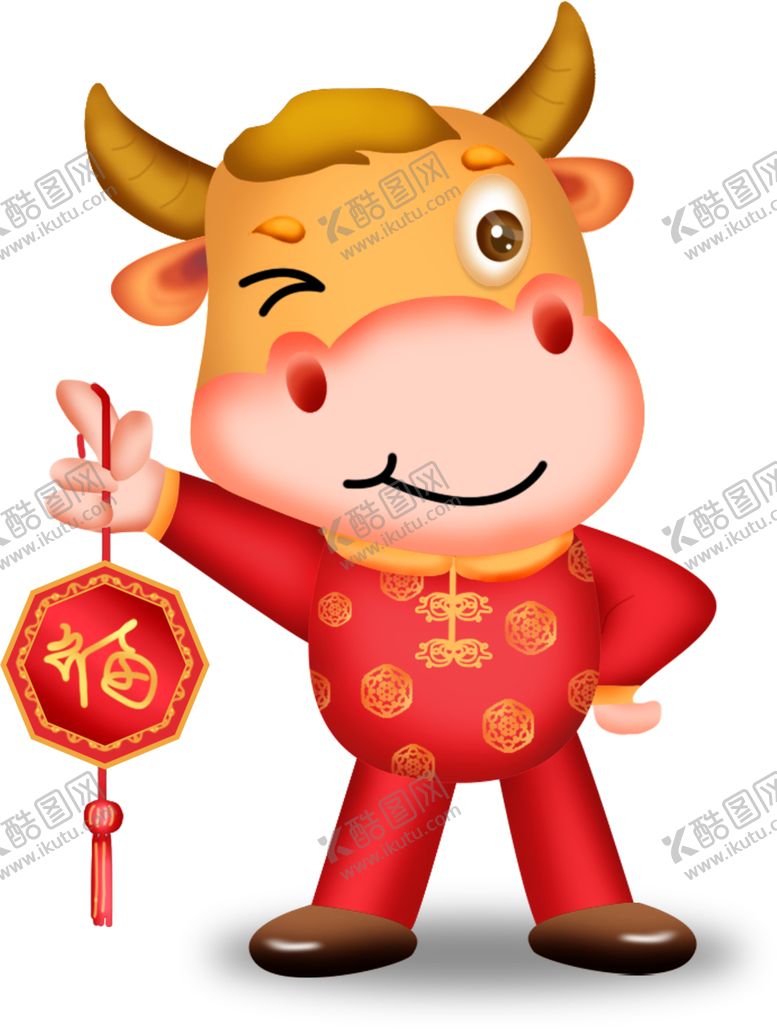 编号：56553609152311249611【酷图网】源文件下载-卡通牛年