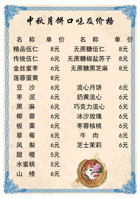 月饼价格