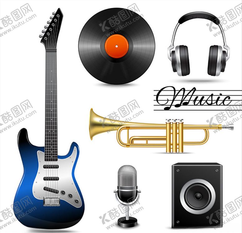 编号：35590409210117072678【酷图网】源文件下载-矢量音乐元素