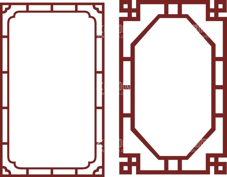 编号：39214410272254332855【酷图网】源文件下载-复古边框