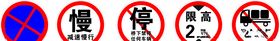 警示牌限高牌
