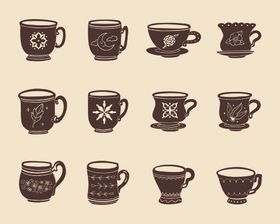 咖啡杯图案