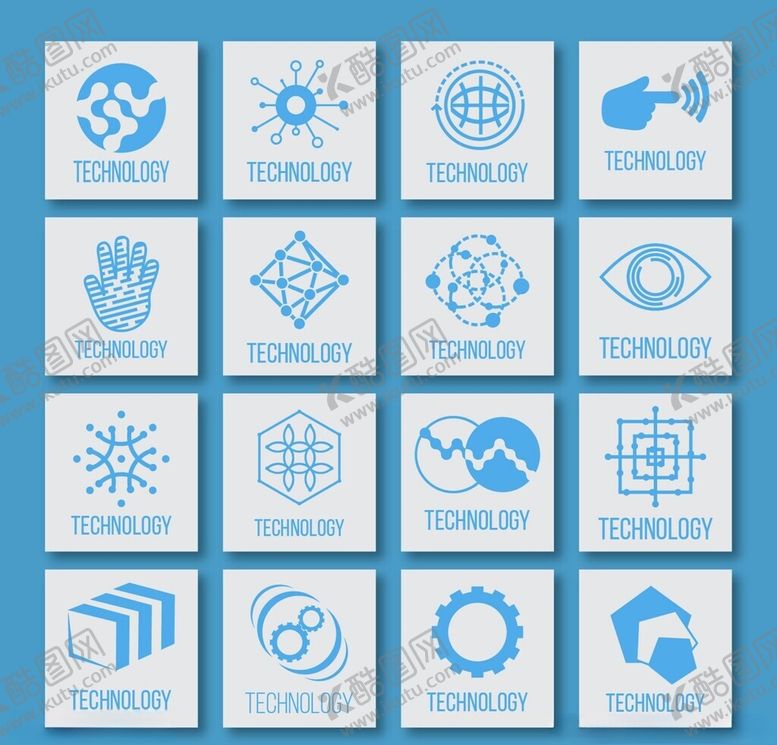 编号：70847104050848578883【酷图网】源文件下载-科技感图标集合